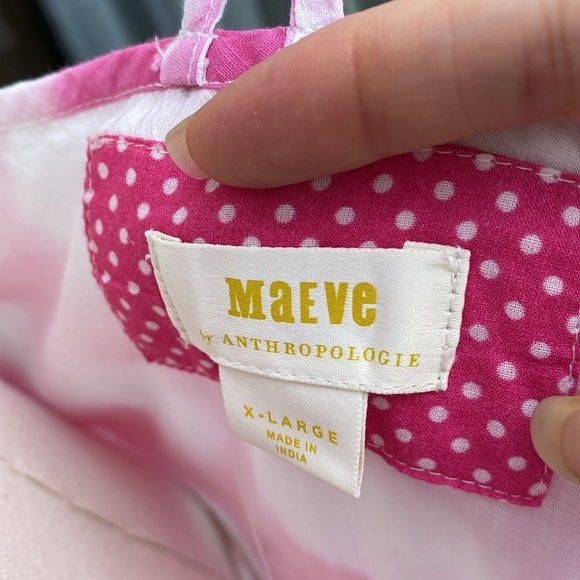 ANTHROPOLOGIE Maeve Geneva Tiered Maxi Dress Size XL - Picture 12 of 15